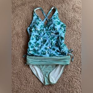 Seraphine maternity two piece bathing suit